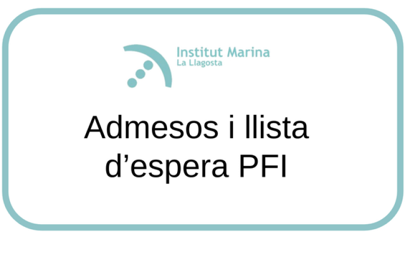 Admesos PFI curs 25/26